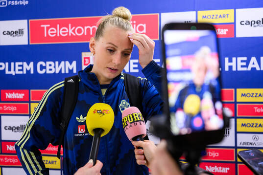 Stina Blackstenius of Sweden