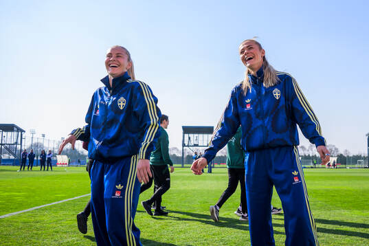 Amanda Nildén and Fridolina Rolfö of Sweden