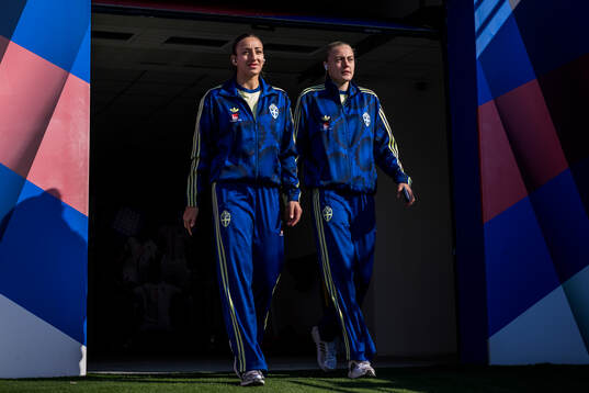 Rosa Kafaji and Elma Junttila Nelhage of Sweden