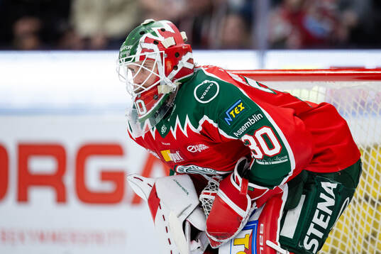 Frölundas målvakt Tobias Normann