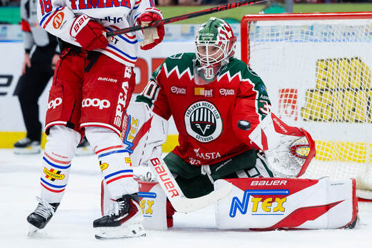 Frölundas målvakt Tobias Normann