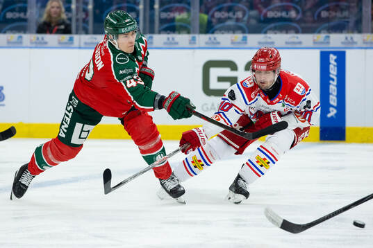 Frölundas Tom Nilsson och Timrås David Lilja