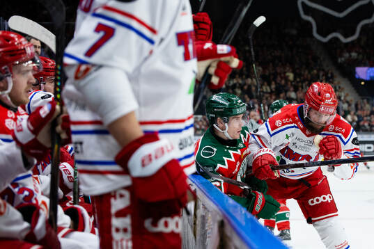 Frölundas Dominik Egli och Timrås Per Svensson