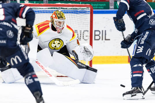 Brynäs målvakt Damian Clara