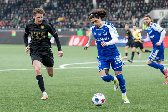 GAIS Max Andersson och IFK Norrköpings Elias Jemal