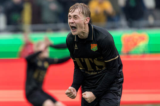 GAIS Henry Sletsjøe jublar