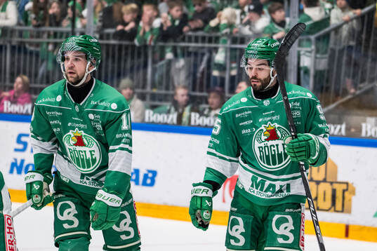Rögles Lukas Ekeståhl-Jonsson och Mark Friedman deppar