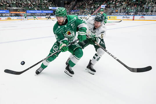 Rögles Mark Friedman och Färjestads Albert Wikman