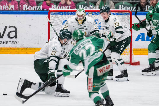 Färjestads målvakt Melker Thelin