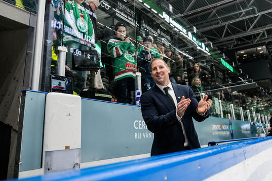 Färjestads tränare Cam Abbott