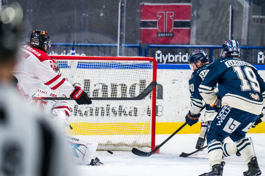 Växjös Dennis Rasmussen gör 1-0