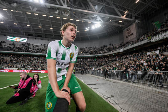 Hammarbys Wilson Lindberg Uhrström jublar