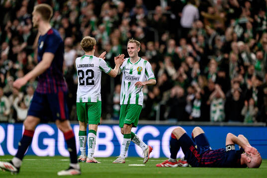 Hammarbys Wilson Lindberg Uhrström och Victor Stange Lind