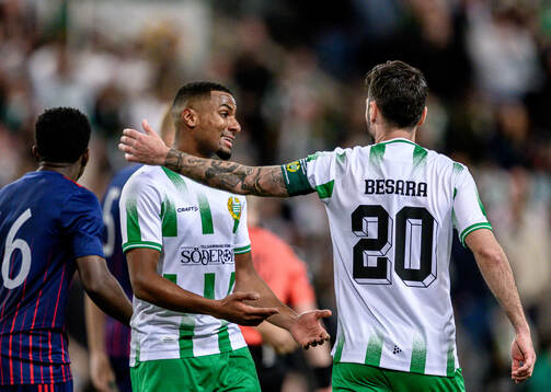 Hammarbys Paulos Abraham och Nahir Besara