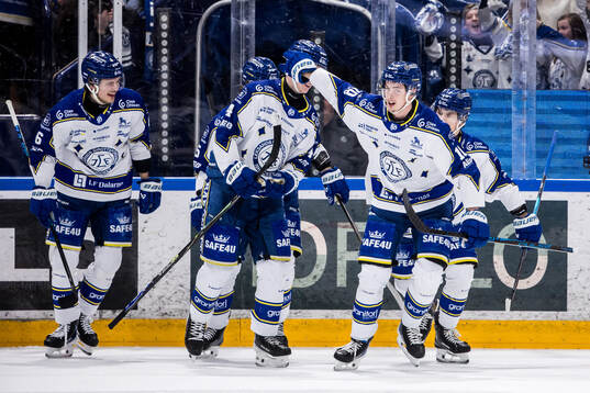 Leksands Anton Johansson jublar