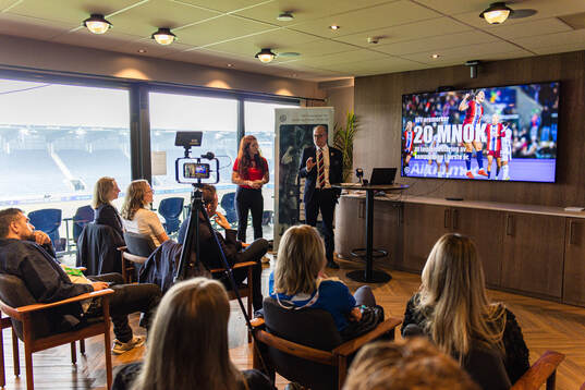 Lise Klaveness, president of the Norwegian Football