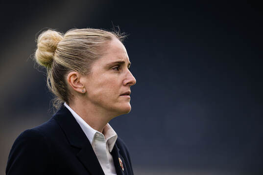 Head coach Gemma Grainger of Norway