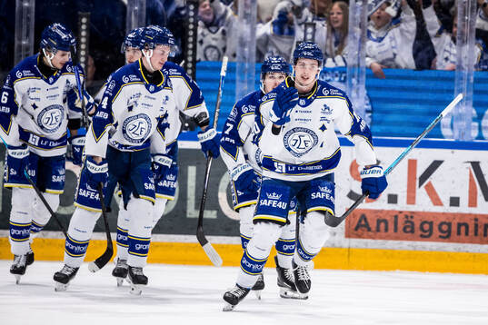 Leksands Anton Johansson jublar