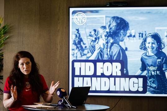 Lise Klaveness, president of the Norwegian Football