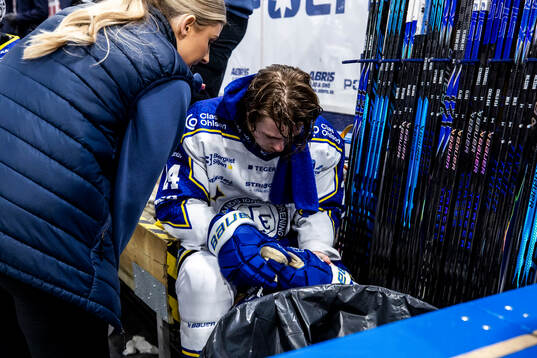 Leksands Arvid Eljas skadas