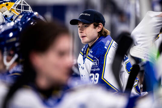 Leksands målvakt Filip Larsson