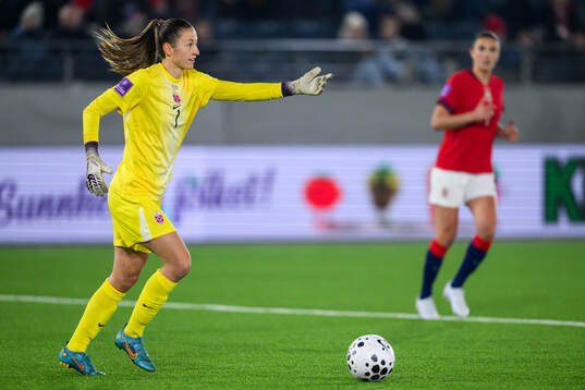 goalkeeper Cecilie Hauståker Fiskerstrand of Norway