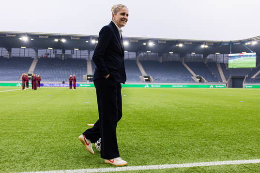 Head coach Gemma Grainger of Norway