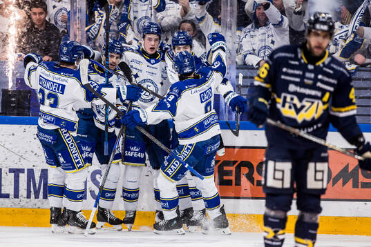 Leksands Anton Johansson jublar