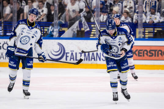 Leksands Tinus Luc Koblar och Olle Strandell deppar