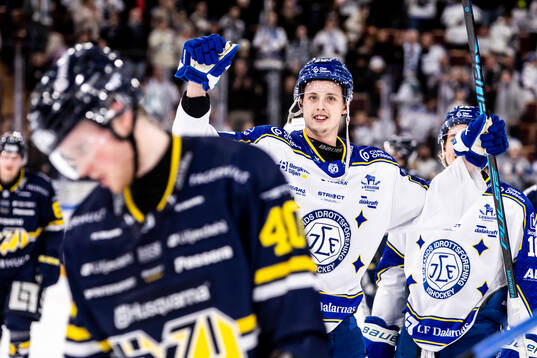 Leksands Anton Johansson jublar