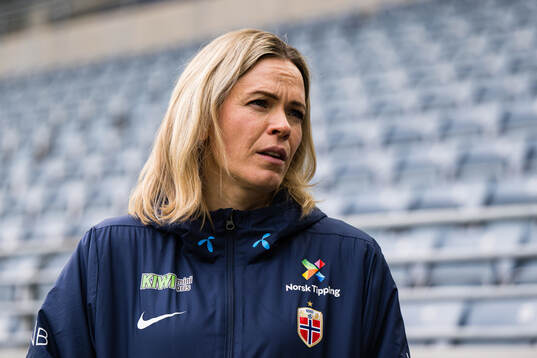 Carina Olset, press officer of the Norwegian women’s