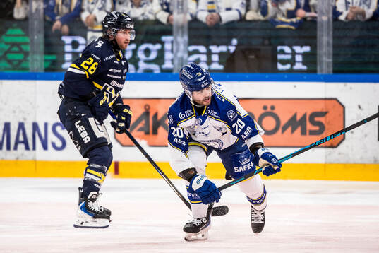 HV71s Justin Glenn Kloos och Leksands Nolan Stevens