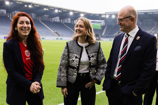 Lise Klaveness, president of the Norwegian Football