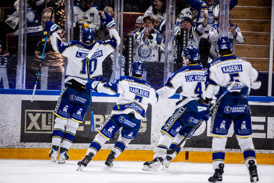 Leksands Anton Johansson jublar