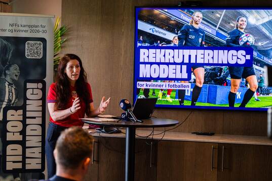 Lise Klaveness, president of the Norwegian Football