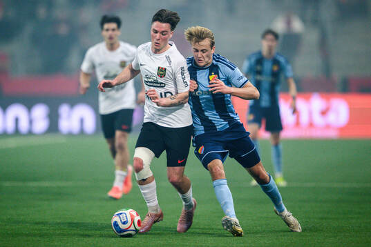 Brommapojkarnas Kaare Brøckner Barslund och Djurgårdens