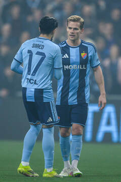 Djurgårdens Ahmed Saeed och Hampus Finndell