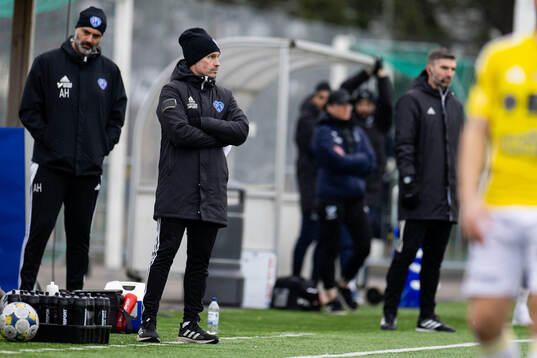 Falkenbergs tränare Christoffer Andersson
