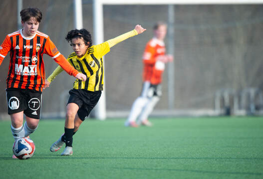 IFK Hässleholms Karim Mekdad i träningsmatchen mellan