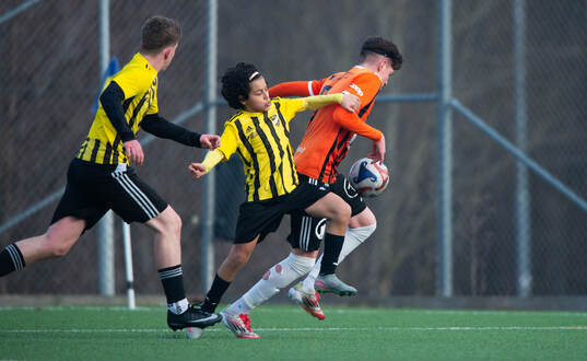 IFK Hässleholms Karim Mekdad i träningsmatchen mellan