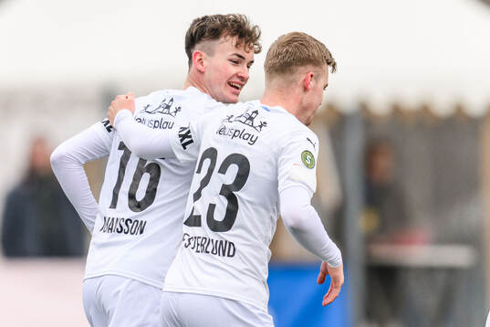 Helsingborgs Alexander Johansson jublar