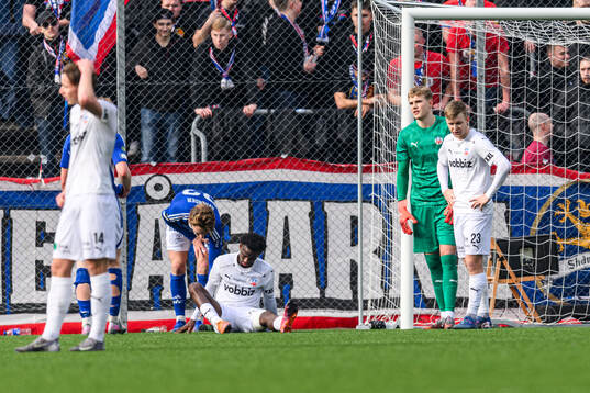 Helsingborgs målvakt Emil Rådahl och William Westerlund