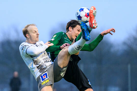 Karlstads Oskar Alvers och Varbergs Noah Johansson