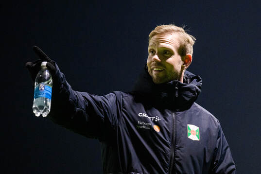 Varbergs tränare Victor Salwén