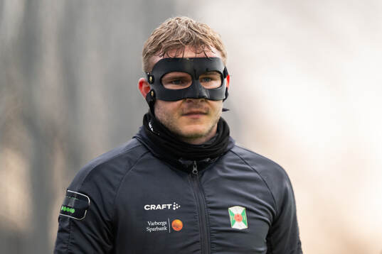 Varbergs målvakt Daniel Strindholm