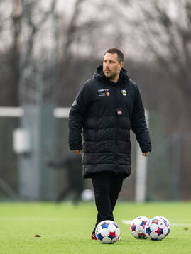 Varbergs assisterande tränare Tobias Hysén