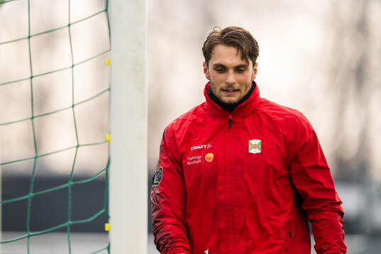 Varbergs målvakt Oscar Ekman
