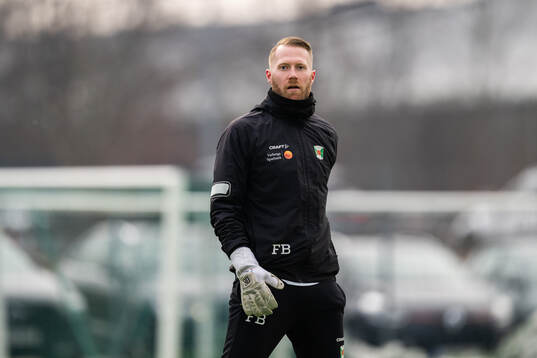 Varbergs målvaktstränare Fredrik Backe