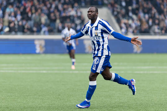IFK Göteborgs Saidou Alioum Moubarak jublar