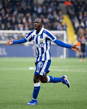 IFK Göteborgs Saidou Alioum Moubarak jublar